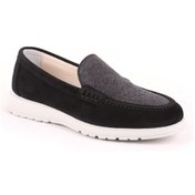 Resim Libero L5112 Süet Kumaş Deri Erkek Casual Ayakkabı Haki Siyah 