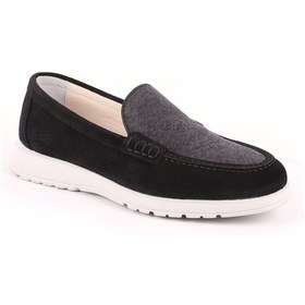 Resim Libero L5112 Süet Kumaş Deri Erkek Casual Ayakkabı Haki Siyah 