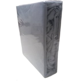 Resim Mycey Çift Kişilik Lastikli Pamuk Penye Çarşaf Takımı 200x200+30 Cm Açık Gri 