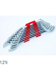 Resim İzeltaş Çatal İki Ağız Anahtar 12 Li Takım 