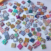 Resim 150g Paket DIY Eritmez Cam Mozaik Karolar - 3D Canlı Çiçek, Geometrik ve Soyut Desenler Mavi, Turuncu, Pembe, Sarı, Yeşil, Mor - Ev Dekoru, El Sanatları, Sanat Projeleri, Duvar Süslemesi, Sanatsal Tasarımlar, Parlak Yüzey, El İşi Malzemeleri, El Sanatları Tutkunlar İçin 