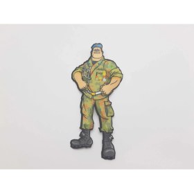 Resim Seçilir " Asker " Logolu 4,5 cm x 10 cm Boyutlarında Arma Yama Patch (1 Adet) 