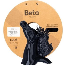 Resim Beta Petg+ Filament Black 