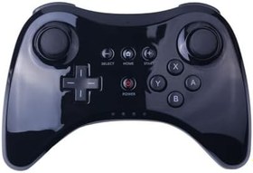 Resim Wii U Pro Controller, SONVIEE kablosuz Wii U oyun pedi Wiiu kontrolü Wii U oyun Wii U aksesuarı kablosuz Wii U kumanda çift analog Joystick ile Wii U için 