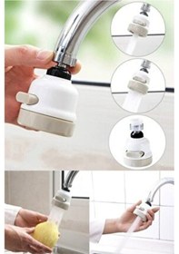 Resim Selcan Su Tasarruflu Hareketli Batarya Ucu Kubar Kafası Foksiyonlu Oynar Başlık - Plastik Beyaz 