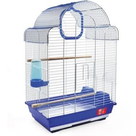 Resim Kiki Excellent Dekoratif Muhabbet Kuşu Kafesi Renkli 64x43x32 Cm 