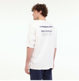 Resim Lumberjack Ml Franco 11ff10 5fx Ekru Erkek T-shirt 101945604 Ekru 