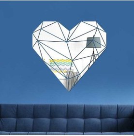 Resim Novahub 27 Adet Set Akrilik Kalp Ayna Duvar Çıkartmaları, Yumuşak Gümüş Ev Dekor Diğer 