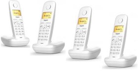 Resim Gigaset 1 Harici 4 Dahili Dect Telsiz Kablosuz Telefon Santrali Beyaz 