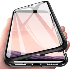Resim Samsung Galaxy S8 İçin Manyetik Metal Çerçeve Şeffaf Tam Kaplayıcı Kılıf (Yurt Dışından) 