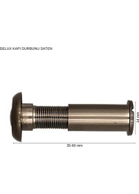 Resim Delux Door Viewer Kapı Kapı Dürbünü-Saten ( 14MM*35-60MM ) 1 Paket 12 Ad. 