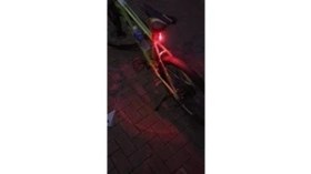 Resim Fonksyonlu Bisiklet Arka Stop Uyarı Ikaz Işığı Şarjlı 4 Modlu Lamba 