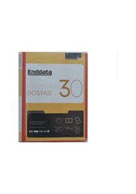 Resim Enddata Ön Cepli Sunum Dosyası 30'lu Kırmızı 1230-2 