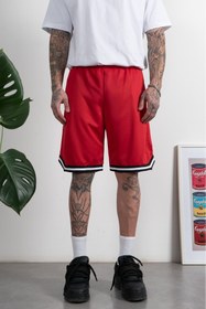Resim UKHWD SUPPLY Kırmızı DryTech Erkek Basketbol Şort UK1126KZ 