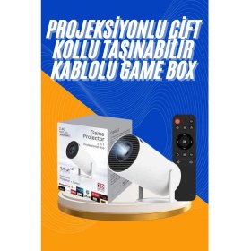 Resim hayalimsah Projeksiyon Cihazı Video Oyun Konsolu 8 GB Hafıza LCD Ekran Kumandalı 