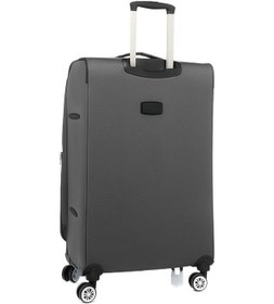 Resim Louisiana Polo 2'li Valiz Seti Büyük Ve Orta Boy Lüx Kumaş Valiz Antrasit 2082 Antrasit 