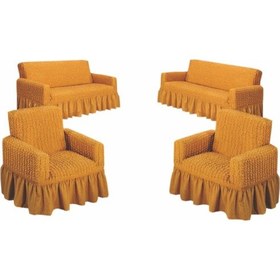 Resim Bürümcük Koltuk Kanepe Çekyat Örtüsü 3 3 1 1 