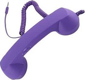 Resim Cosiki Retro Telefon Kulaklığı, Çok İşlevli Kullanışlı 3.28ft Kablolu Cep Telefonu Kulaklık Akıllı Telefonlar Için Ayarlanabilir Hacim Radyasyona Dayanıklı (#3) 