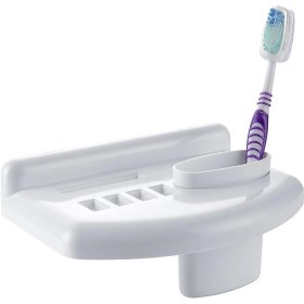Resim Banyo Diş Macunu Diş Fırçası Tutacağı Bardağı Fırçalık Stand 