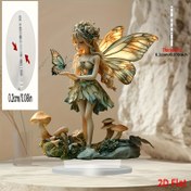 Resim 2D Düz, 2D Düz 1 Adet, Kelebek Kanatlı Bohem Akrilik Elf Heykeli - Harika Peri Bahçesi Masaüstü Dekorasyonu, Ev, Ofis veya Kafe Sergileri İçin Uygun, Ofis Dekorasyonu | Fantastik Heykeller | Karmaşık Tasarımlar, Ev Dekorasyon Heykelleri, 2D Düz Noel Süsleri 
