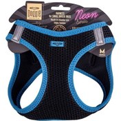 Resim Doggie Havalı Dokuma Neon Küçük Irk Göğüs Tasması Mavi 38-44 Cm Ang-m Çok Renkli 