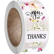 Resim 100-500 Adet Yeşil Mutlu Doğum Günü Yuvarlak Etiket Parti Dekorasyon Çıkartması Hediye Paketleme Damga Karalama Defteri Kartı Qy732-300pcs 