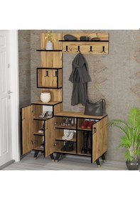 Resim Kalenderdekor1 Kalender Dekor Sonia-1-2 Sn04 Portmanto Vestiyer Ayakkabılık 