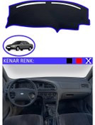 Resim Torpido Koruma Halısı Siyah Kenar Renk Mavi Ford Mondeo 1993-1996 İle Uyumlu 