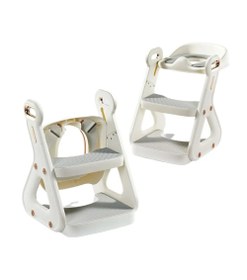 Resim Merdivenli Tuvalet Oturağı,Pamuk Prenses,Yumuşak Minderli, Güvenli ve Ergonomik Tasarım 