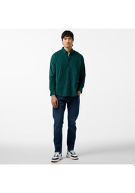 Resim Nautica Erkek Yeşil Classic Fit Gömlek Düz W47424t Yeşil 