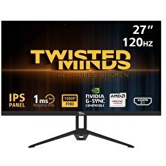 Resim Twisted Minds 27" TM27FHD120IPS FHD 120 HZ 1 MS HDMI DP IPS Çerçevesiz Gaming Monitör 