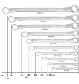 Resim Eurostar Iki Ağız Yıldız Anahtar Takımı 10 Lu ES03597 