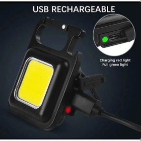 Resim F.20a Mıknatıslı Kamp Feneri El Feneri 800 Lümen 30 Cob -Çok Renkli 