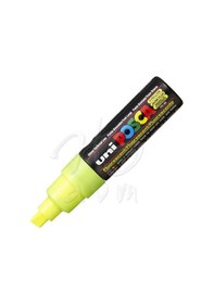 Resim Uni Posca Marker Pc-8K 8.0 Mm Fluo Yellow 