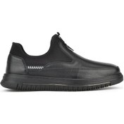 Resim Ziya, Erkek Hakiki Deri Ayakkabı 1431040zk2402 Siyah Siyah 