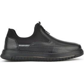 Resim Ziya, Erkek Hakiki Deri Ayakkabı 1431040zk2402 Siyah Siyah 