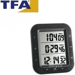 Resim Tfa 38.2023 ''triple Xl'' Üç Ekranlı Dijital Zamanlayıcı 