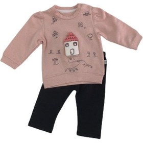 Resim Kız Bebek Somon Home Sweet Home 2'li Takım Somon 