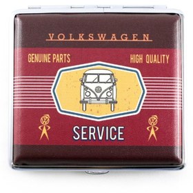 Resim Volkswagen Service Retro Kısa Sigara Tabakası 20li Kahve 