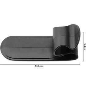 Resim Mega Oto Market Araç İçi Şemsiye Tutucu Torpido ve Kapı Cebi İçin Yapışkan Kanca Askı Çok Fonksiyonlu Araç İçi Organ 