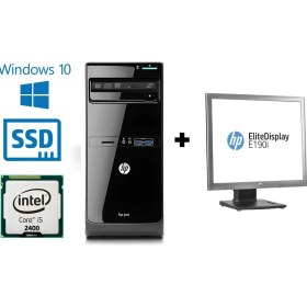 Resim Hp Pro 3400 mt Intel Core I5-2400 8 GB Ram 256 SSD + Hp Monitör 19" - Outlet 