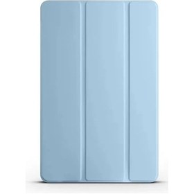 Resim Akıllı Kılıf İpad Uyumlu 11 A16 11th Gen 2025 A3354 11 İnç Manyetik Katlanır Pu Standı Ice Blue İpad Uyumlu 11th A16 2025 Diğer 
