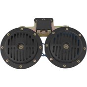 Resim Otovo Güçlü 12V Rölöli Dıt Dıt Korna Seti: Süper Ton, Büyük Boyut (13mm), Siyah 