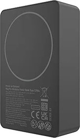 Resim VARTA Power Bank 10.000mAh, powerbank magnetico, Mag Pro Power on Demand, caricabatterie portatile con USB C, compatibile con MagSafe e Qi Standard (per compatibilità con iPhone e Android), grigio 