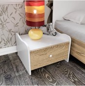 Resim Baby Darling Tavşan Komodin %100 Mdf Meşe 