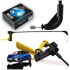 Resim Renault Captur 2 Hf 2020-... İçin Kaput Kilit Açma Mandalı & Teli 656225936r 656227768r 656220711r Siyah 