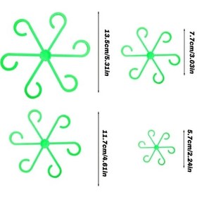 Resim Gaojunshop01 Siyah 4 Adet Dayanıklı Plastik Bitki Desteği İç Ve Dış Mekan Bahçeciliği 