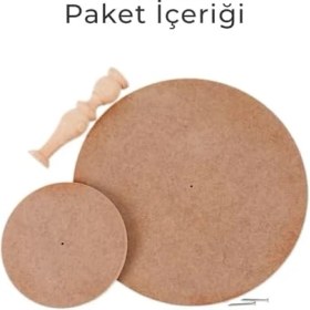 Resim Renklimestore Sunumluk, Ahşap Sunumluk, Sunumluk, Ahşap Servis Standı - Ayaklı Sunumluk, Pasta Standı 