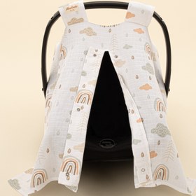 Resim Puset Örtüsü - Tek Taraflı - Yeşil Gökkuşağı 