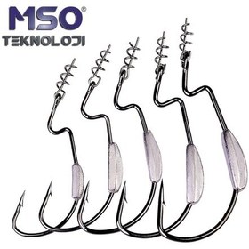 Resim MSO Olta Balıkçılık Yüksek Karbonlu Ağırlıklı Silikon İğne 